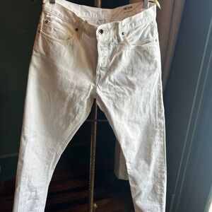 Todd Snyder Selvage White Jeans